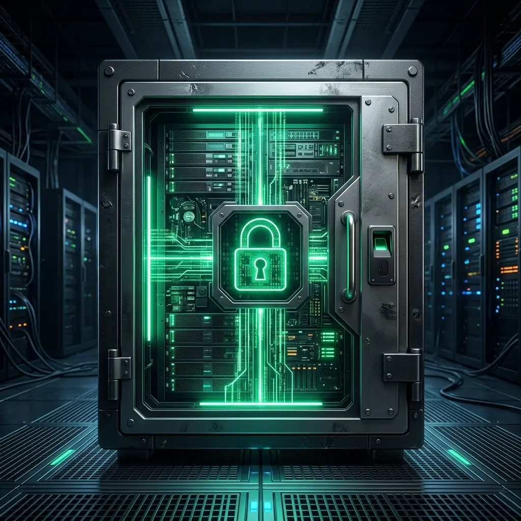 [Note: Fallback Ollama Cloud]

Illustration d’une intelligence artificielle locale traitant des fichiers sur un ordinateur, avec un cadenas symbolisant la confidentialité et des graphiques indiquant la performance.